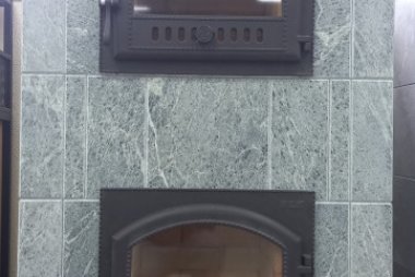 Печь НОЙДА с хлебопечью в новой облицовке