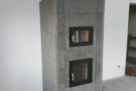 Кинерма с духовкой в облицовке экотальк