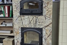 Нойда с хлебопечкой облицовка комбинированная мрамор 